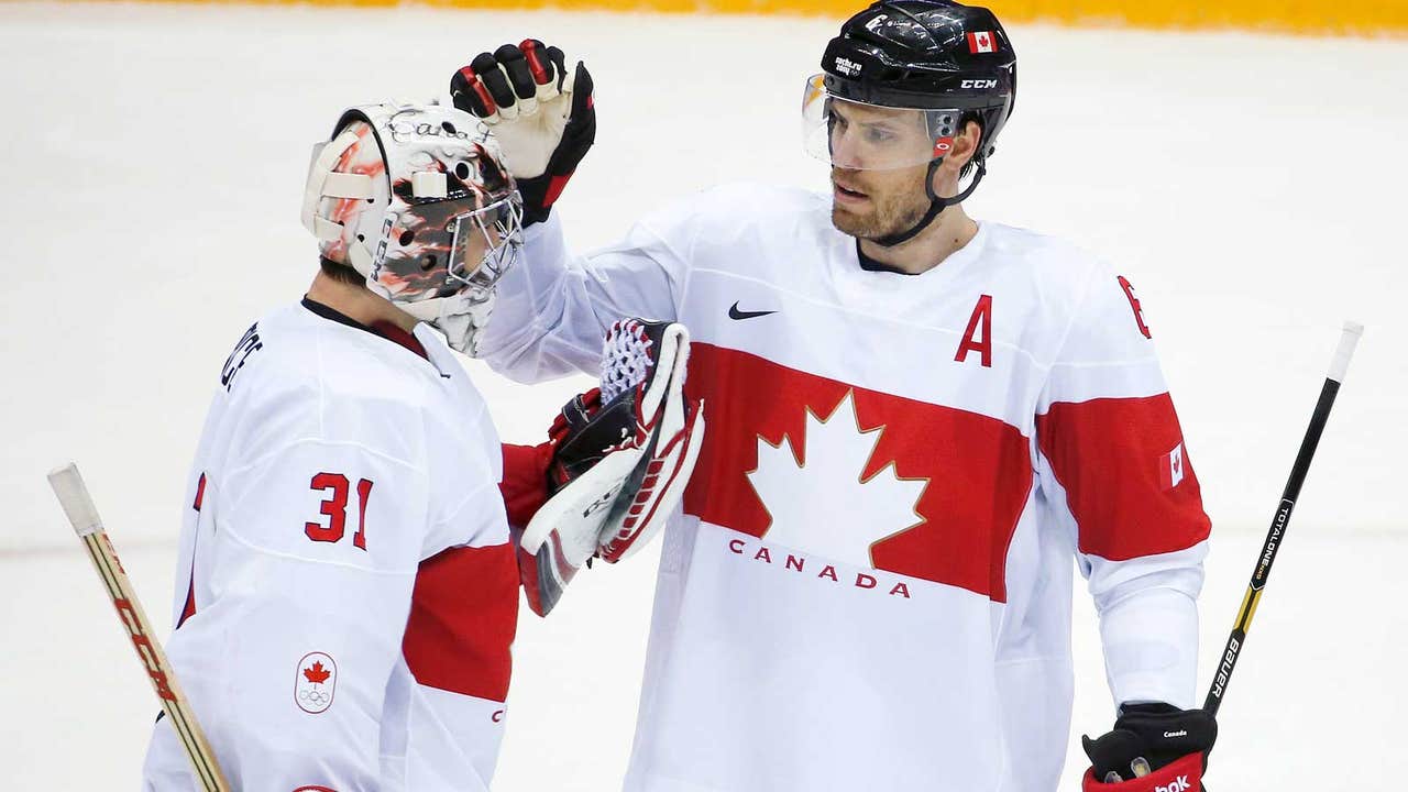 Canada edges Latvia on Weber's goal, advance to face US
